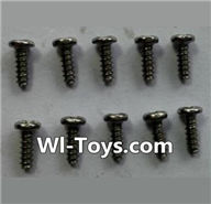 Wltoys 24438 Parts-Round-Head Self-tapping screws(10pcs)-M1.7x5-24438-0199Wltoys 24438 Parts-Rc Car Spare Parts Replacement Accessories,1:24 Scale 4wd,2.4G 24438 rc racing car Parts,On Road Drift Racing Truck Car Parts
